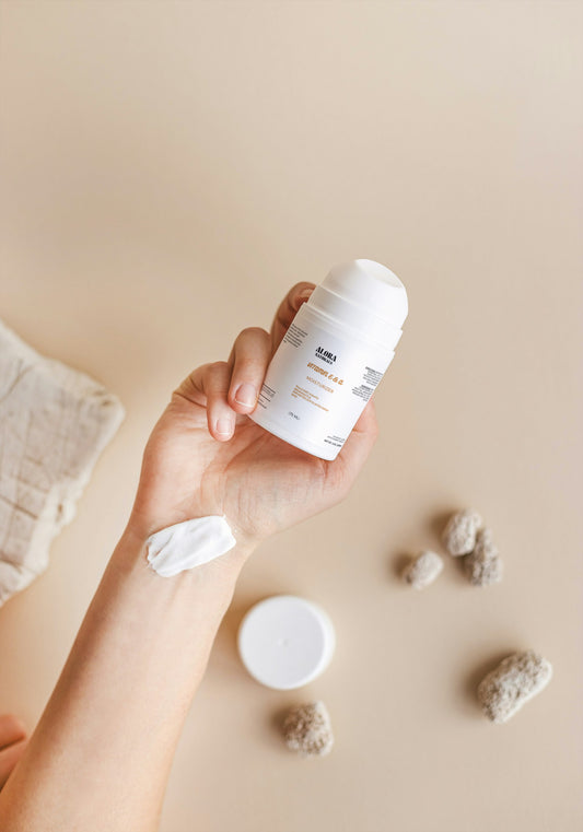 Vitamin E and A facial moisturizer